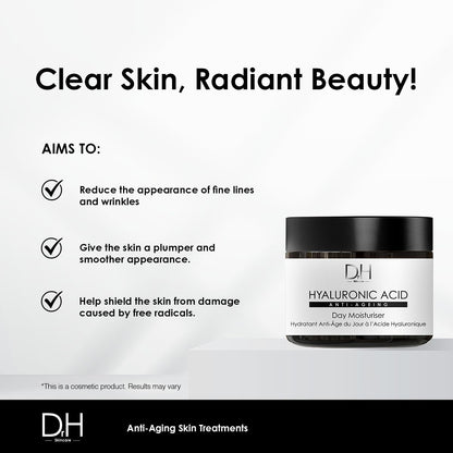 DRH109 Dr H Hyaluronic Acid Anti-Ageing Day Moisturiser 60ml