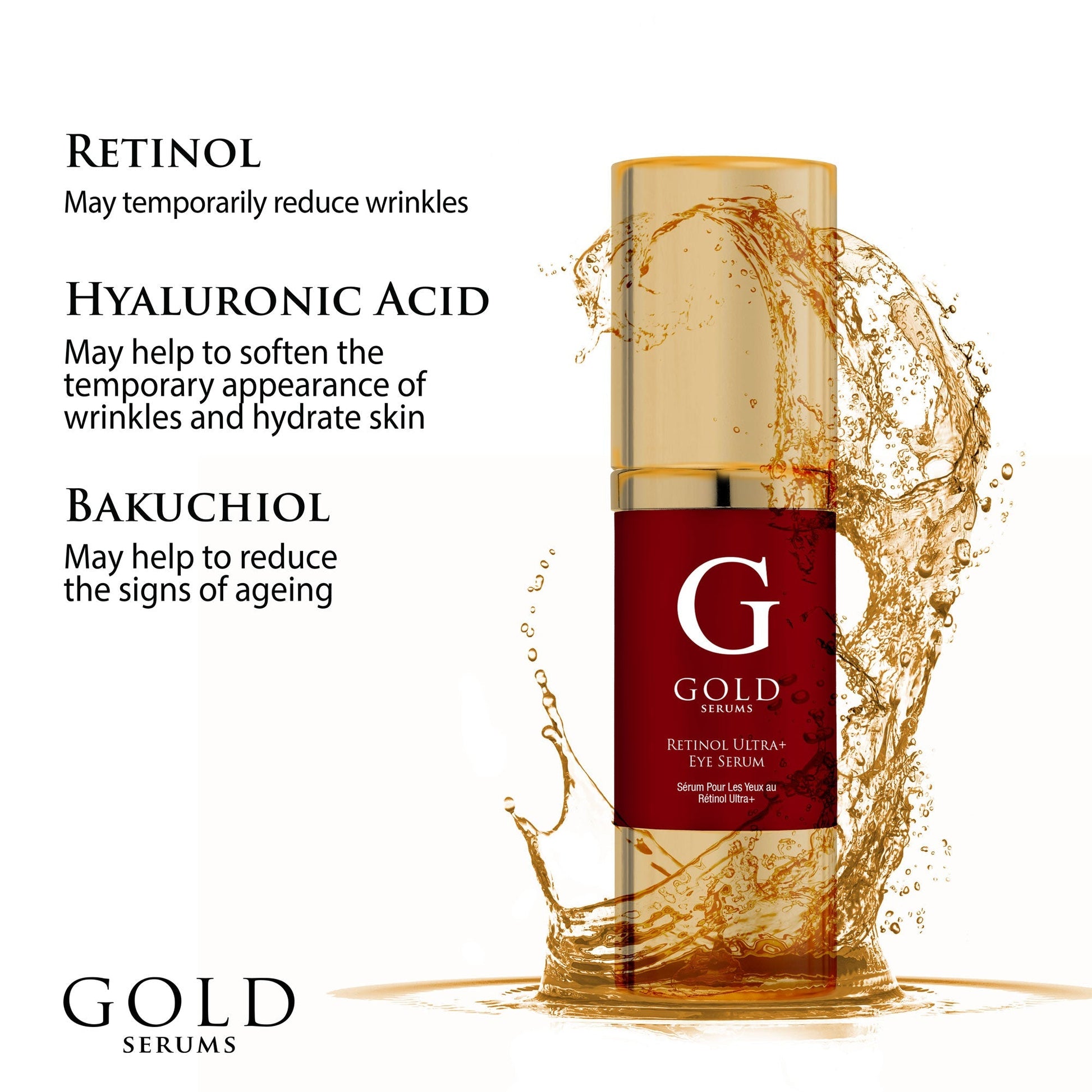 GS054 Gold Serums Retinol Ultra Serum+ 30ml