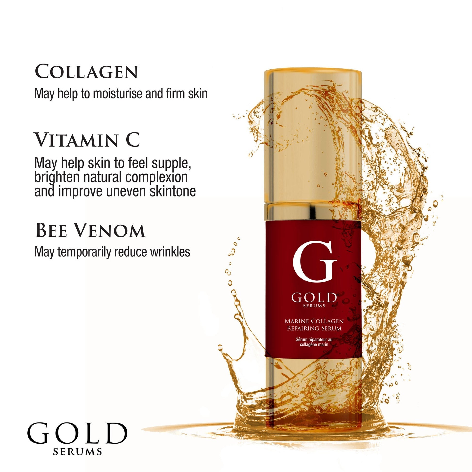 GS057 Gold Serums Marine Collagen Repairing Serum 30ml