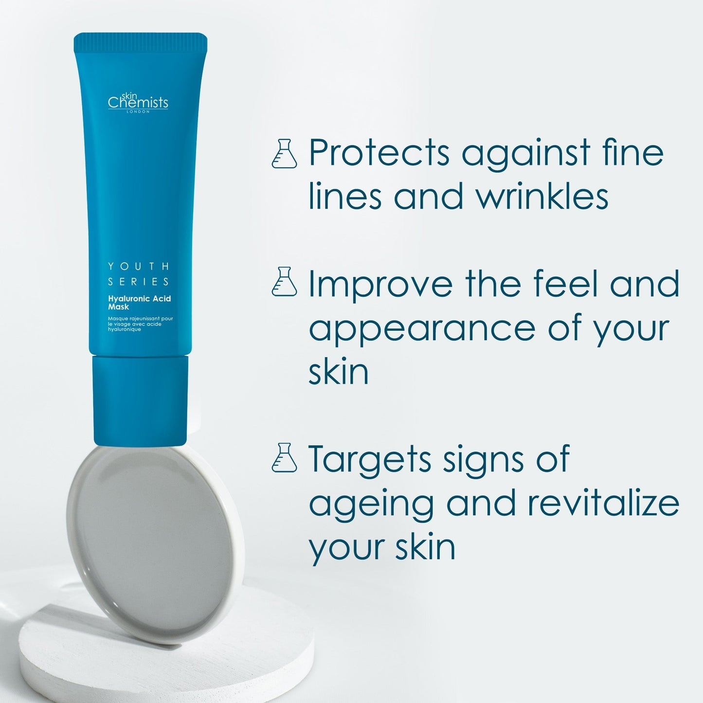 HSC005 skinChemists Youth Series 1% Hyaluronic Acid Mask 50ml