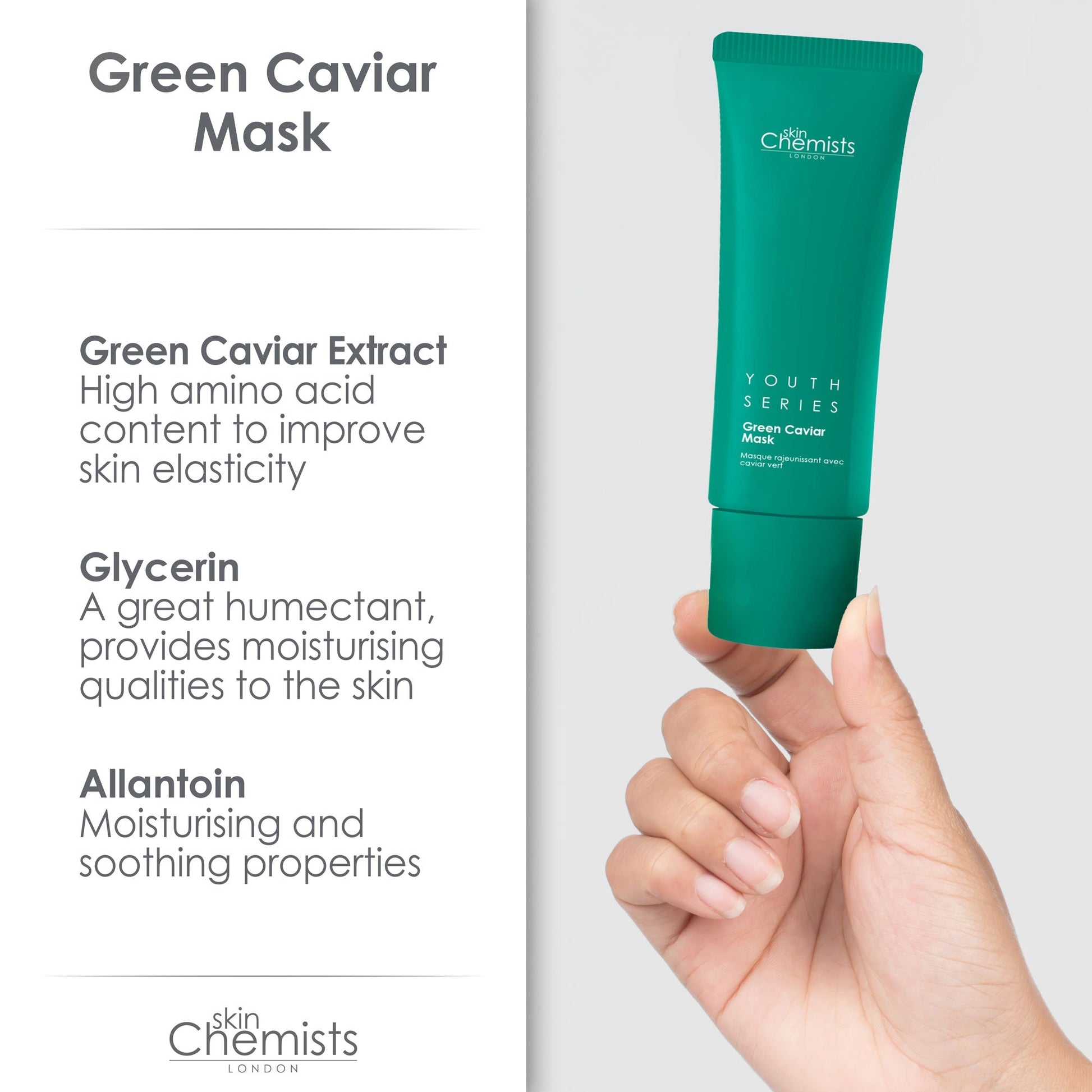 HSC015 skinChemists Youth Series Green Caviar Mask 50ml
