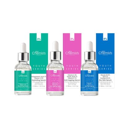 HSC024+HSC026+HSC028 skinChemists Youth Series Anti-Ageing Serum Combo Pack