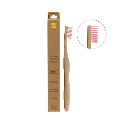 KDB1011 Dr Botanicals Pastel Bamboo Toothbrush Kit