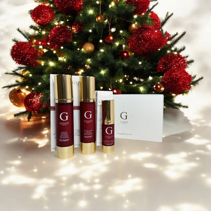 Gold Serums Marine Collagen & Retinol Christmas Gift Set - skinChemists