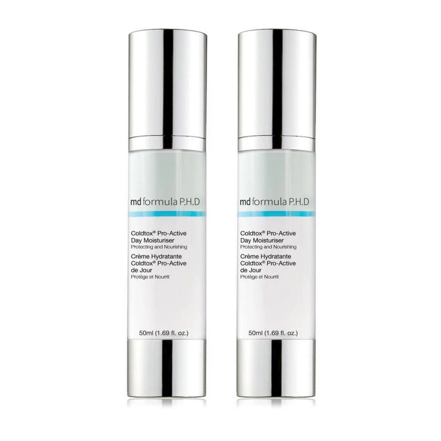 Anti-Ageing Coldtox Pro-Active Day Moisturiser 50ml Twin Value Savings Pack
