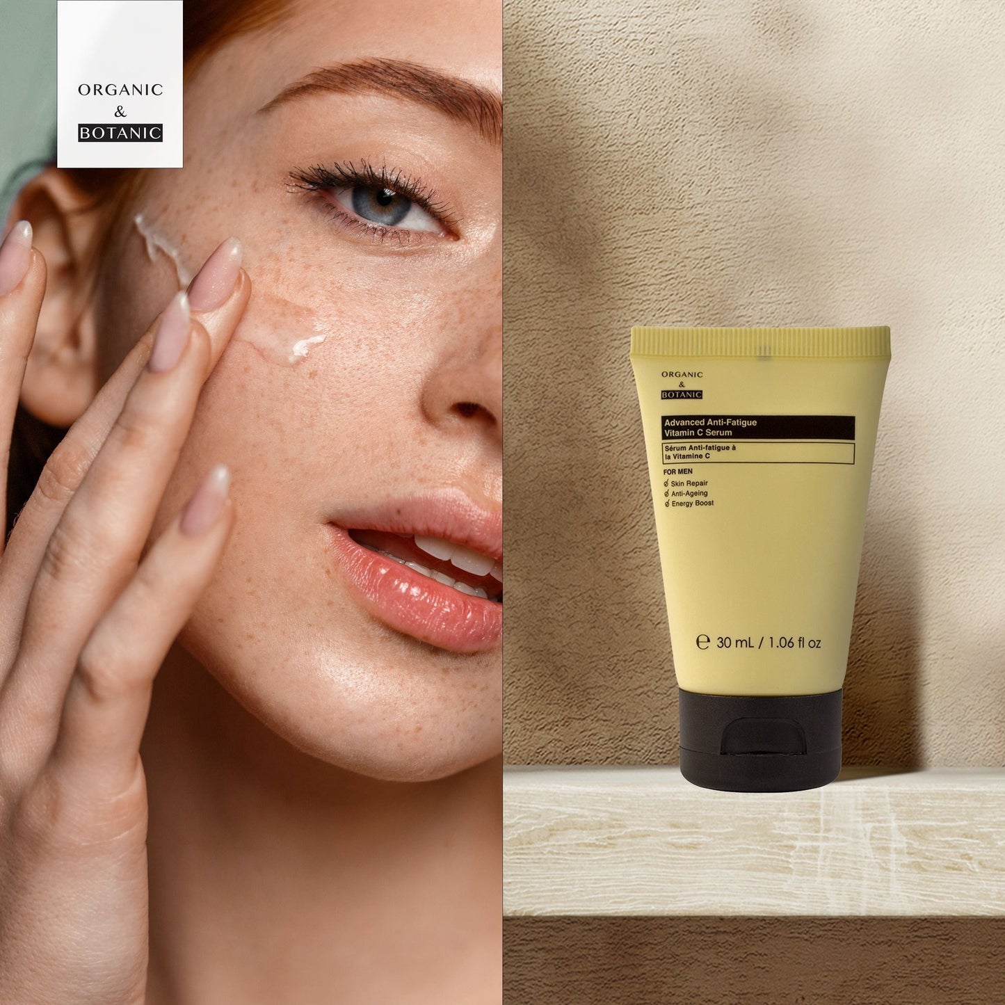 OB026 Organic & Botanic Advanced Anti-Fatigue Vitamin C Serum For Men 30ml