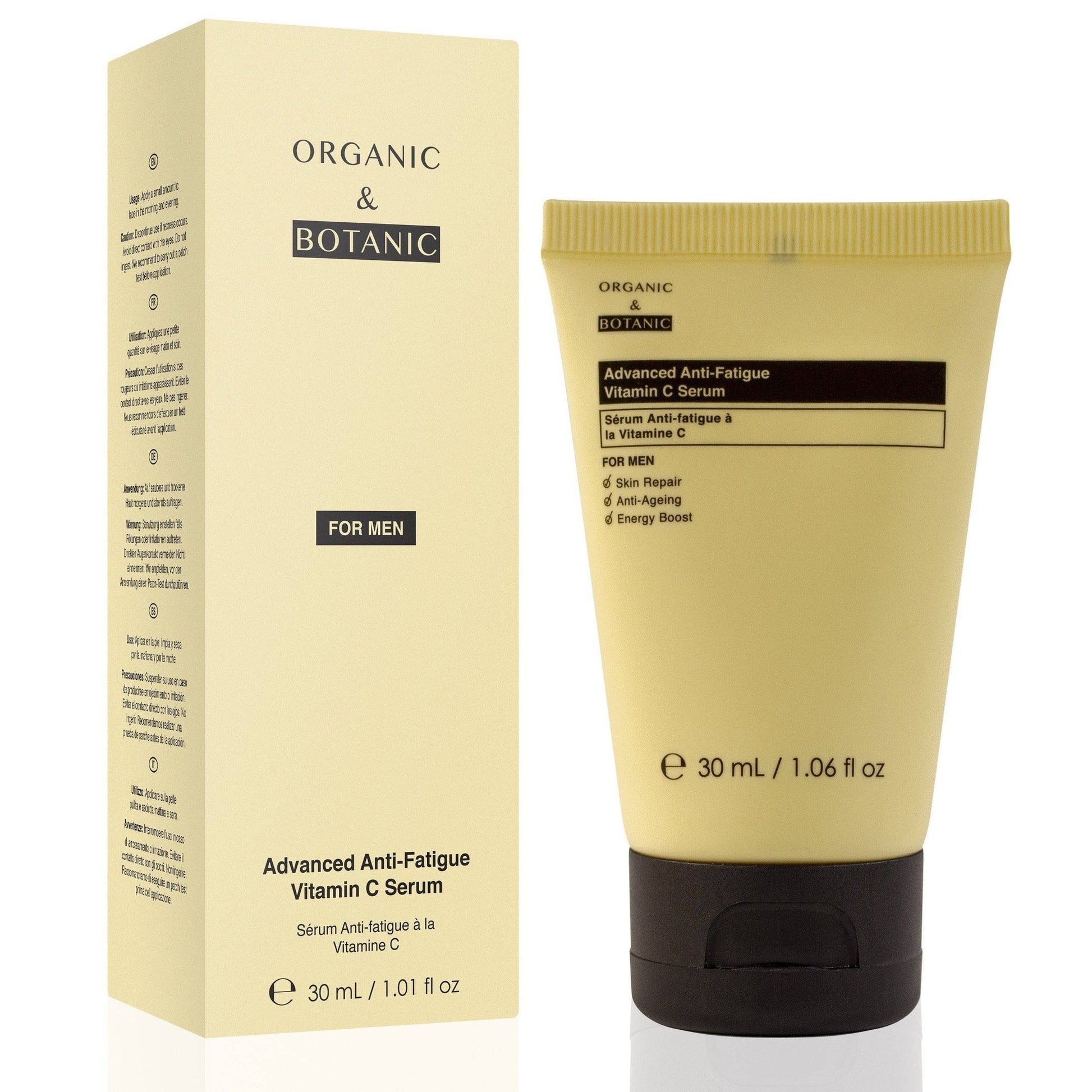 OB026 Organic & Botanic Advanced Anti-Fatigue Vitamin C Serum For Men 30ml