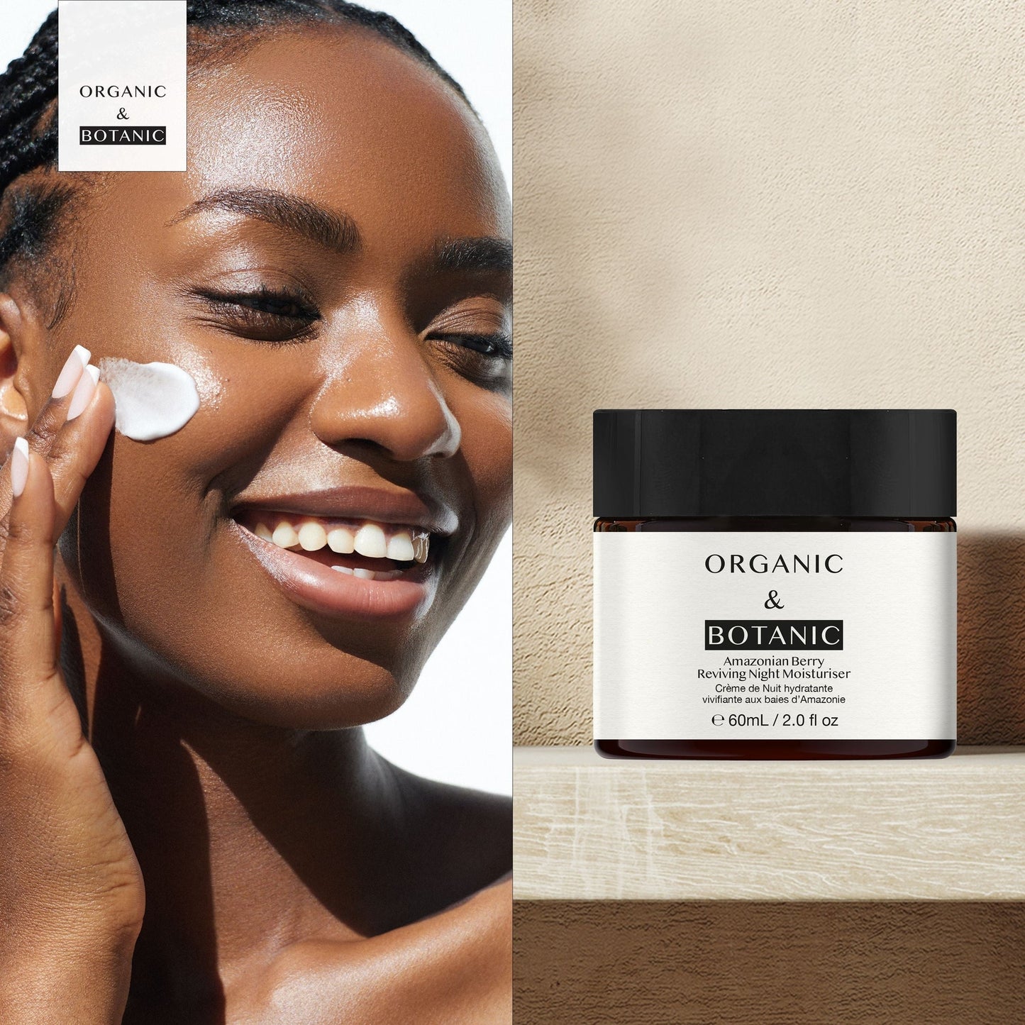 OB087 Organic & Botanic Amazonian Berry Night Moisturiser 60ml