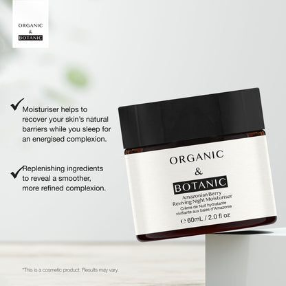 OB087 Organic & Botanic Amazonian Berry Night Moisturiser 60ml