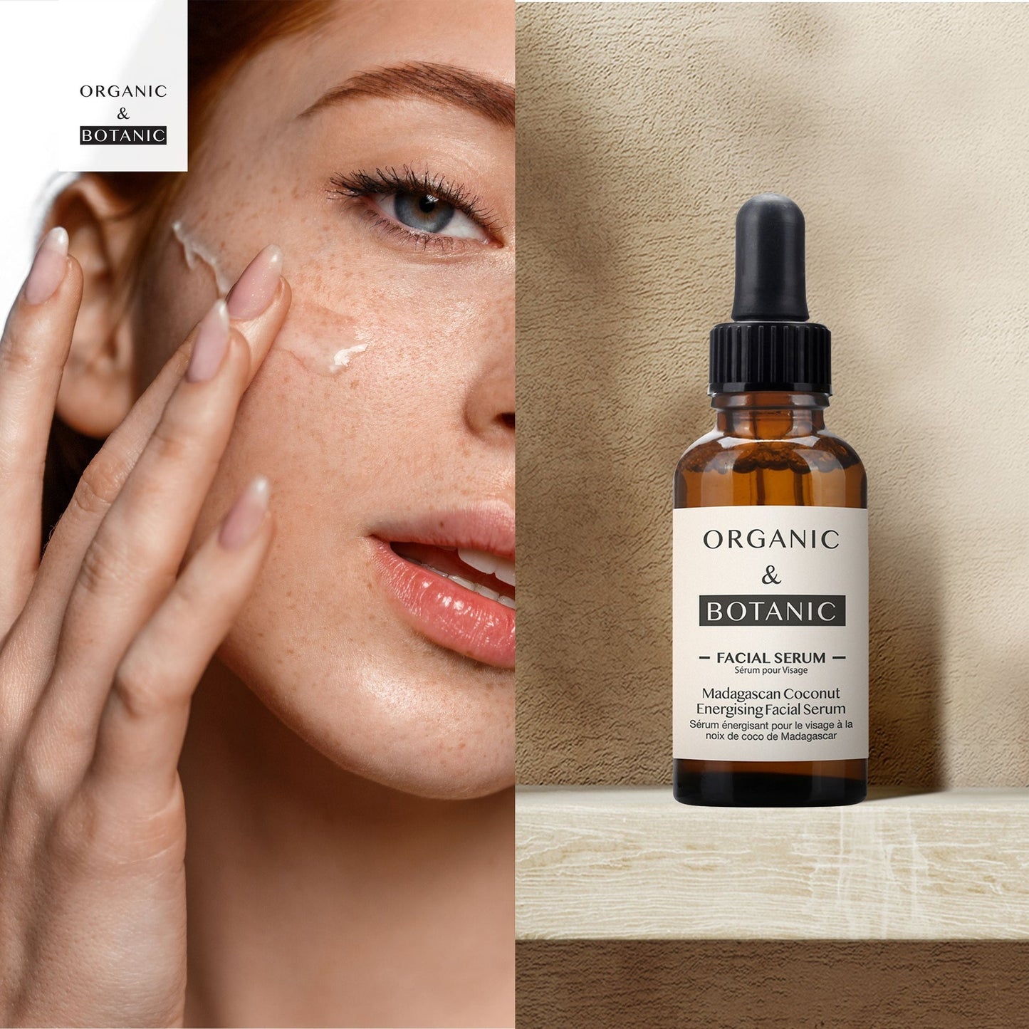 OB090 Organic & Botanic Madagascan Coconut Facial Serum 30ml