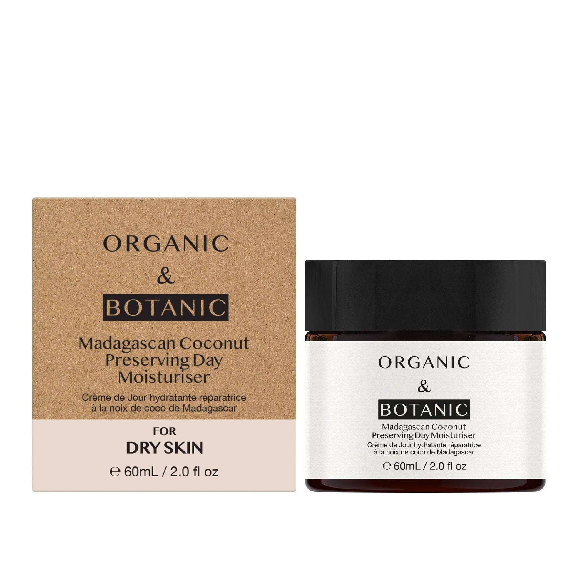 OB091 Organic & Botanic Madagascan Coconut Day Moisturiser 60ml