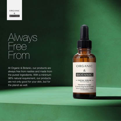 OB095 Organic & Botanic Mandarin Orange Correcting Facial Serum 30ml