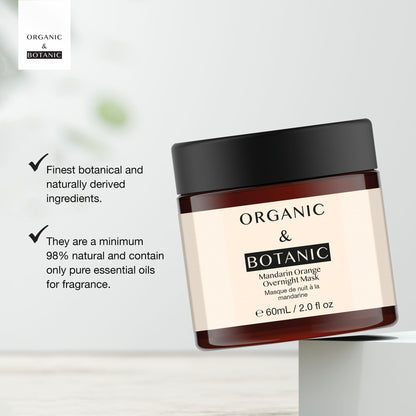 OB102 Organic & Botanic Mandarin Orange Overnight Mask 60ml