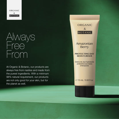 OB105 Organic & Botanic Amazonian Berry Day Moisturiser 15ml Duo Kit