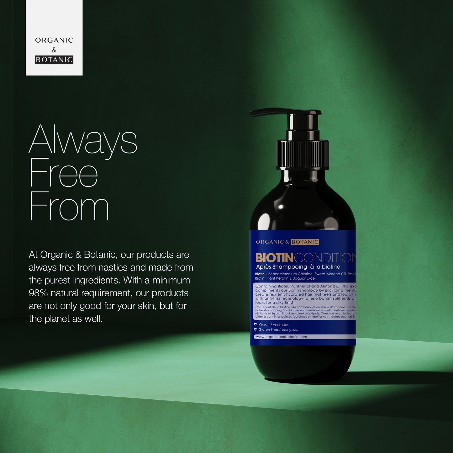 OB109 Organic & Botanic Biotin Conditioner 500ml