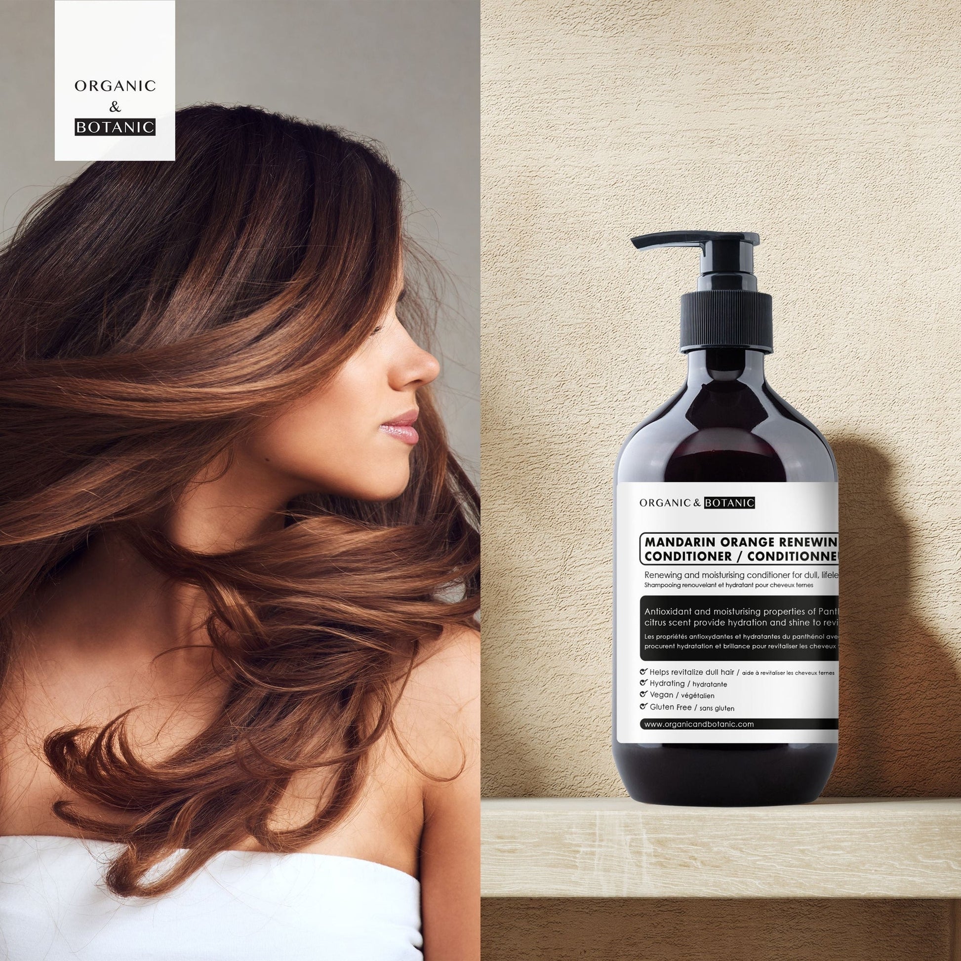 OB118 Organic & Botanic Mandarin Orange Renewing Conditioner 500ml