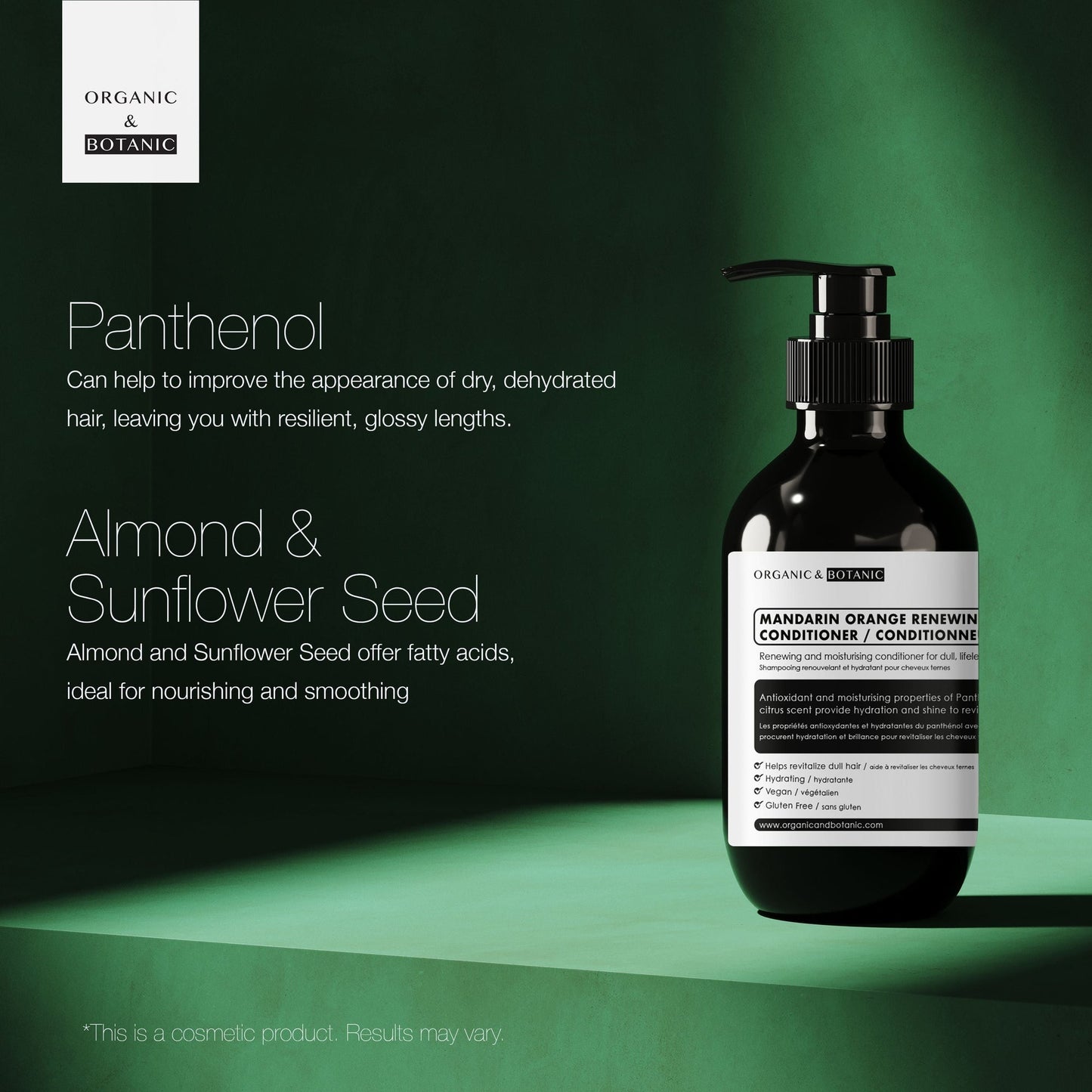 OB118 Organic & Botanic Mandarin Orange Renewing Conditioner 500ml