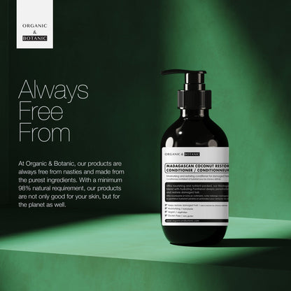 OB120 Organic & Botanic Madagascan Coconut Restoring Conditioner 500ml