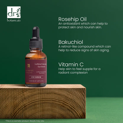 PO2DB315 Dr Botanicals La Rose Française Eye Serum 15ml Twin Value Savings Pack