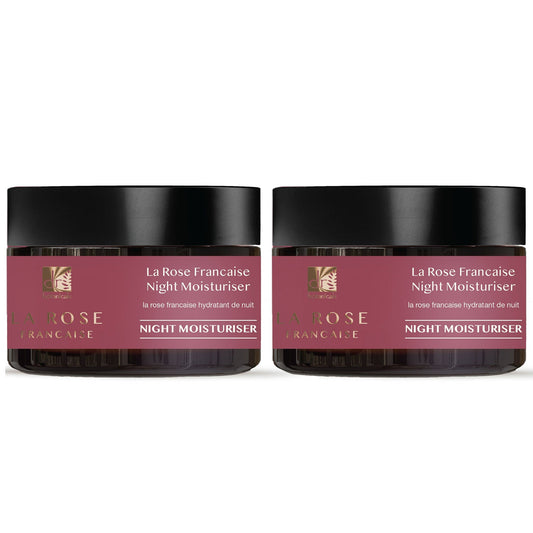 La Rose Française Night Moisturiser 50ml x 2 Duo Pack