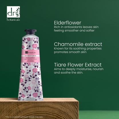 PO2DB365 Dr Botanicals Moroccan Rose Light Summer Cream 50ml Twin Value Savings Pack