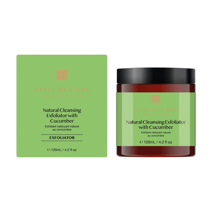 PO2DB416 Dr Botanicals Natural Cleansing Exfoliator with Cucumber 120ml Twin Value Savings Pack