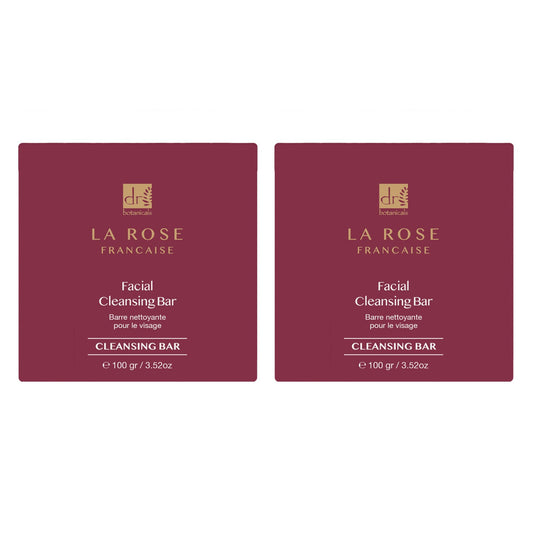 La Rose Française Facial Cleansing Bar 100g x 2 Duo Pack