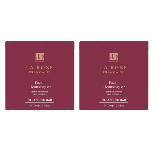 La Rose Française Facial Cleansing Bar 100g x 2 Duo Pack