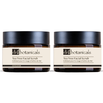 Eucalyptus & Tea Tree Facial Scrub 50ml x 2 Duo Pack