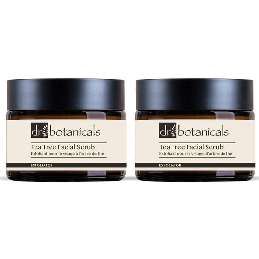 Eucalyptus & Tea Tree Facial Scrub 50ml x 2 Duo Pack