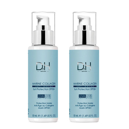 Anti-Ageing Marine Collagen Sun Protection SPF 50 50ml x 2 Duo Pack