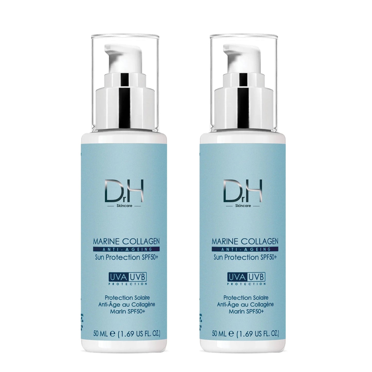Anti-Ageing Marine Collagen Sun Protection SPF 50 50ml x 2 Duo Pack