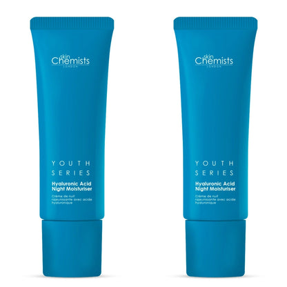 Youth Series 1% Hyaluronic Acid Night Moisturiser 50ml x 2 Duo Pack
