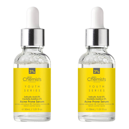 Youth Series Acne Prone Serum Salicylic Acid 2%, Centella Asiatica 3% 30ml x 2 Duo Pack