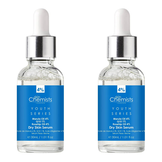 Youth Series Dry Skin Serum Marula Oil 4%, Q10 1%, Rosehip Oil 4% 30ml x 2 Duo Pack