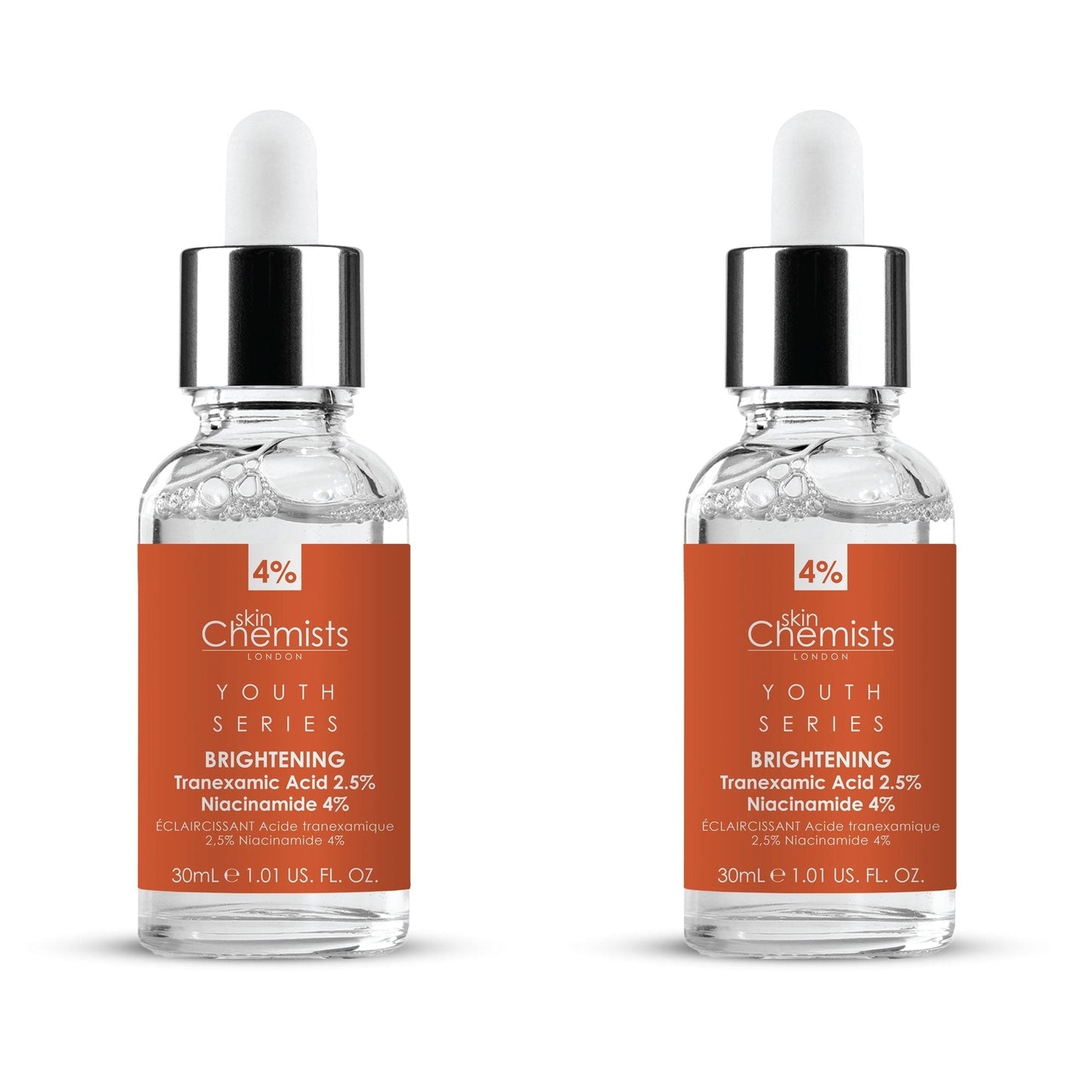 Youth Series Tranexamic Acid 2.5%, Niacinamide 4% Brightening Serum 30ml x 2 Duo Pack
