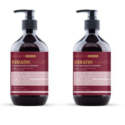 Keratin Shampoo 500ml x 2 Duo Pack
