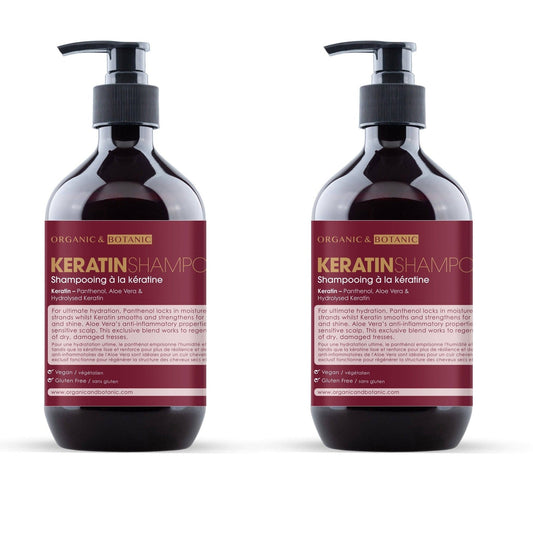 Keratin Shampoo 500ml x 2 Duo Pack