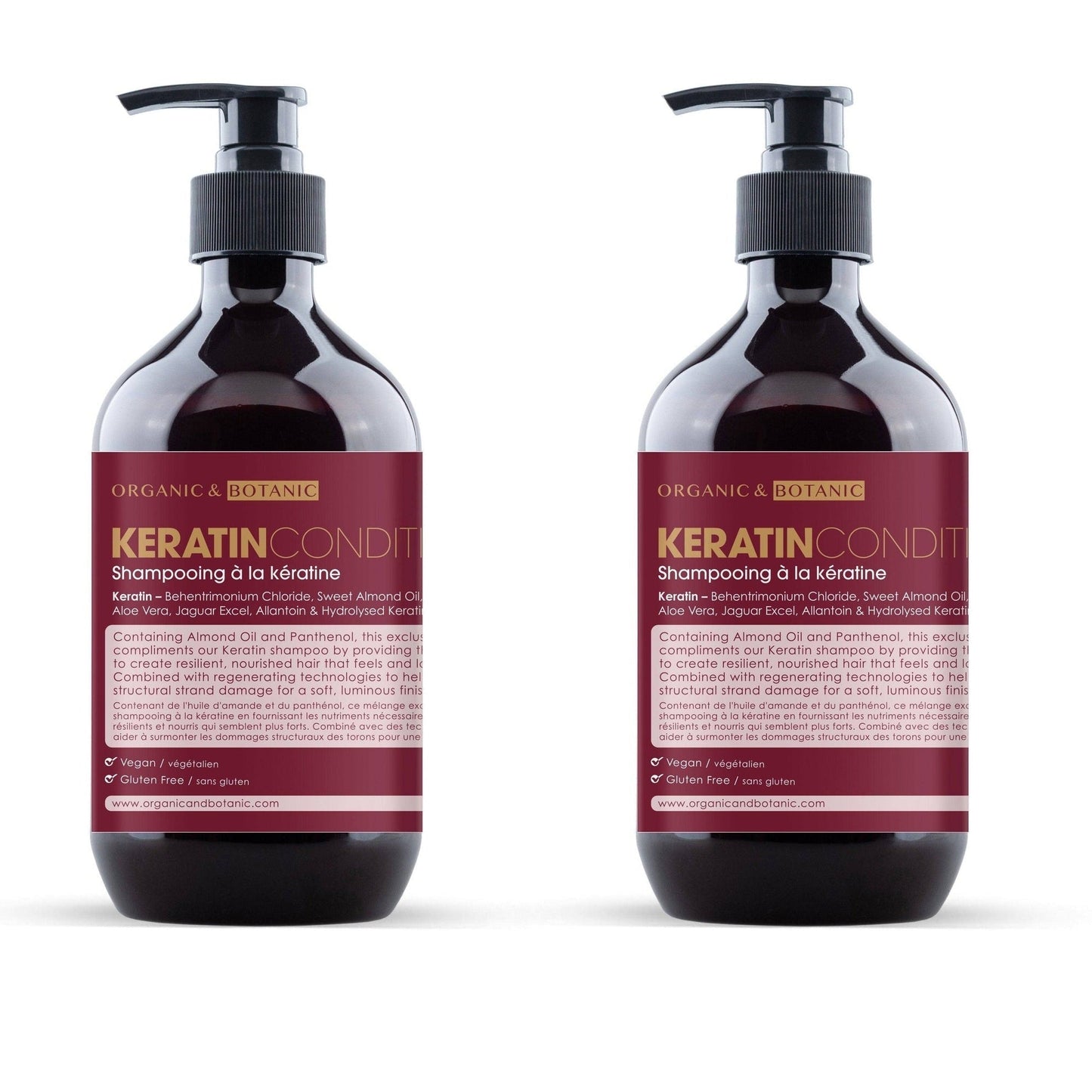 Keratin Conditioner 500ml x 2 Duo Pack
