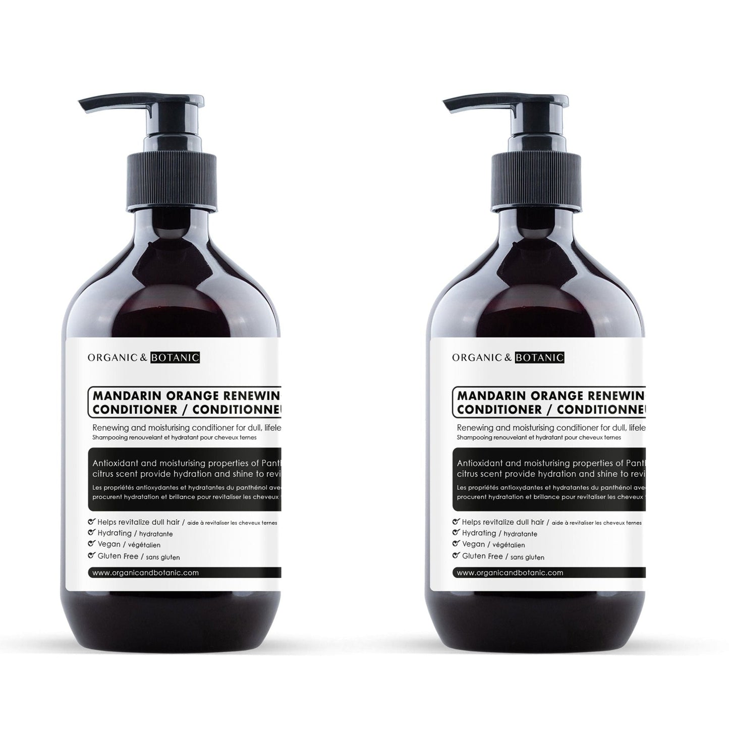 Mandarin Orange Renewing Conditioner 500ml x 2 Duo Pack