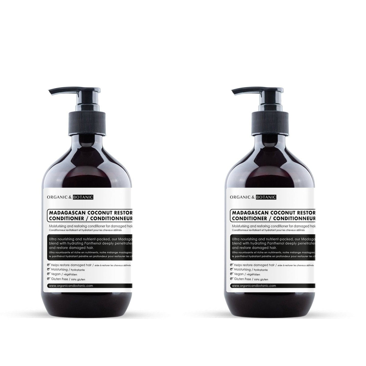 Madagascan Coconut Restoring Conditioner 500ml x 2 Duo Pack