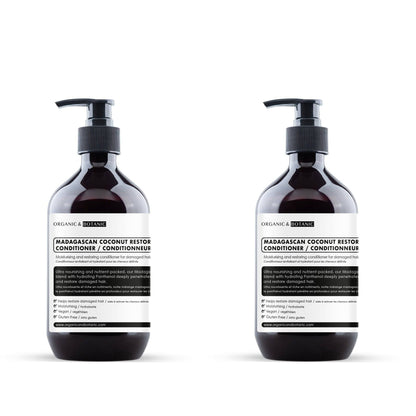 Madagascan Coconut Restoring Conditioner 500ml x 2 Duo Pack