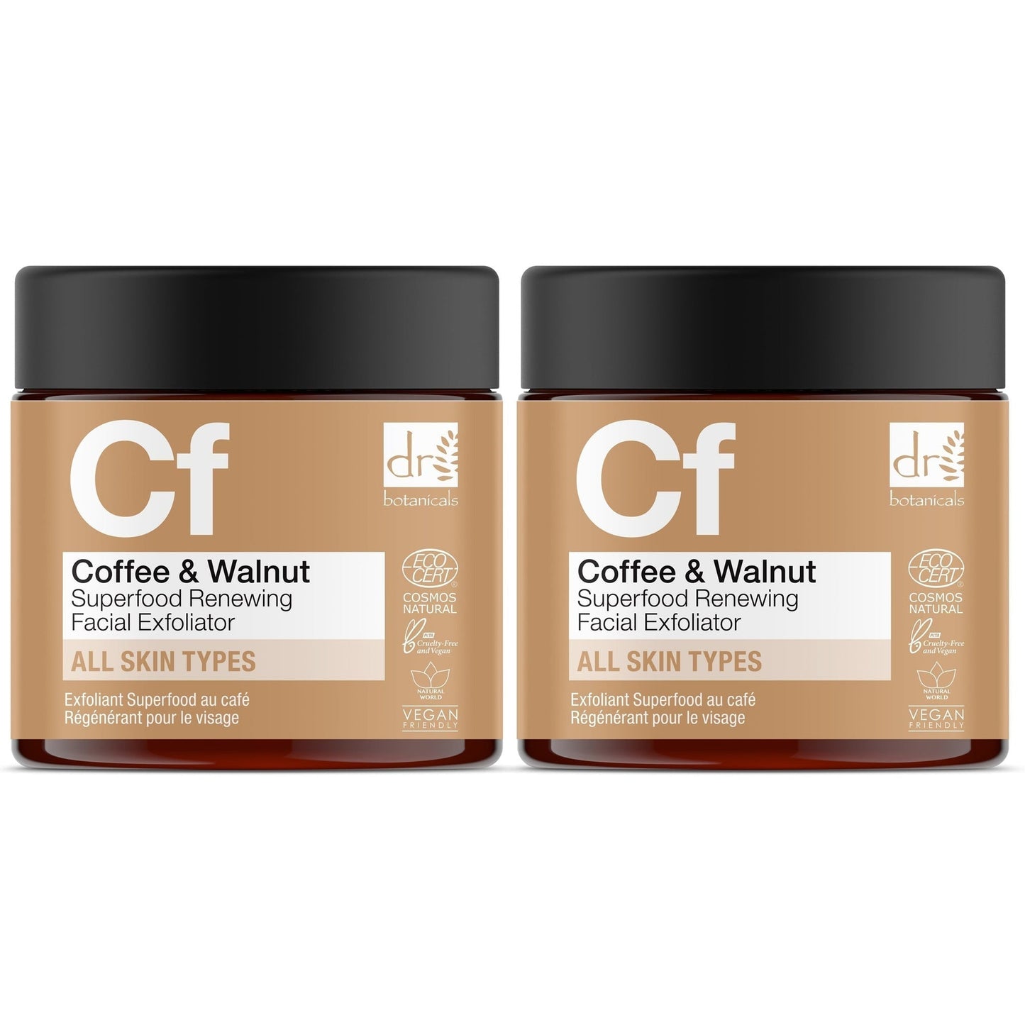 Coffee Superfood Renewing Facial Exfoliator 60ml x 2 Duo Pack