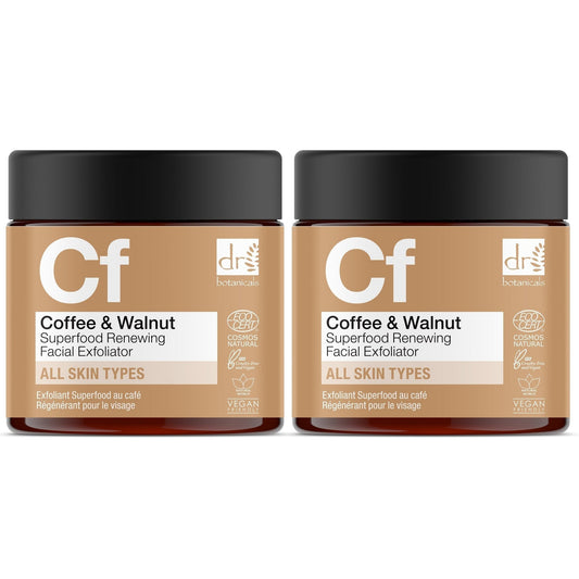 Coffee Superfood Renewing Facial Exfoliator 60ml x 2 Duo Pack