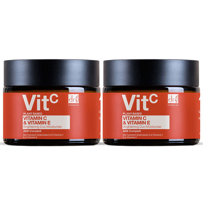 Vitamin C 1% & Vitamin E Brightening Duo Moisturiser 60ml x 2 Duo Pack