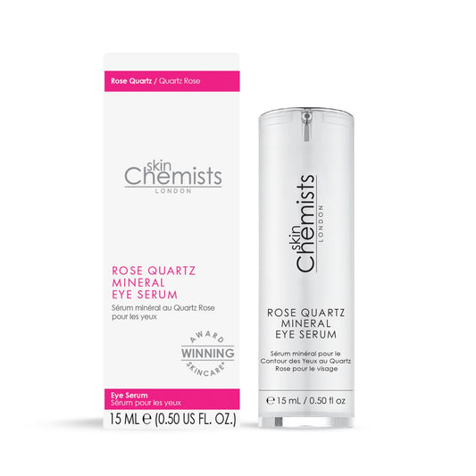 PO2RSC024 skinChemists Rose Quartz Mineral Eye Serum 15ml Twin Value Savings Pack