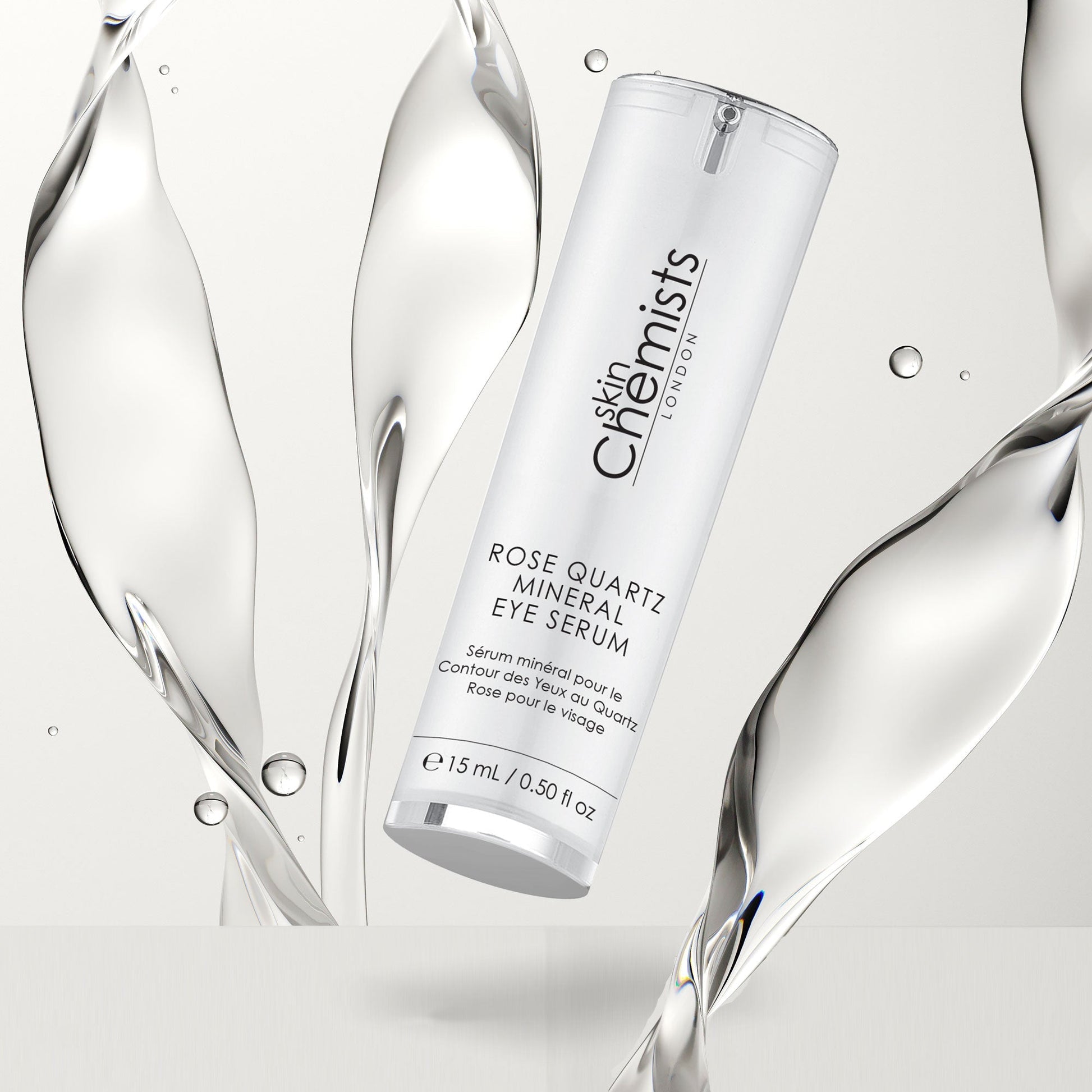 PO2RSC024 skinChemists Rose Quartz Mineral Eye Serum 15ml Twin Value Savings Pack