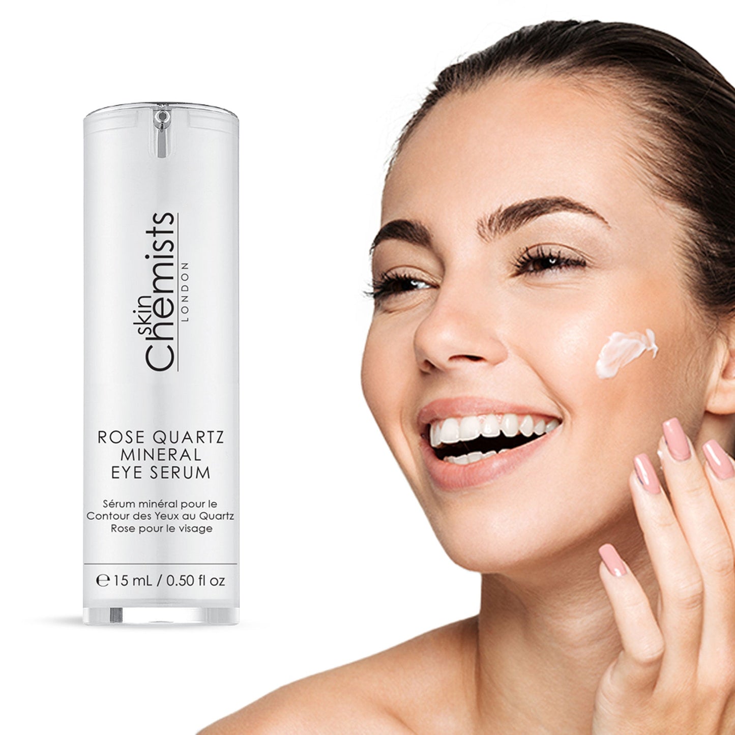 PO2RSC024 skinChemists Rose Quartz Mineral Eye Serum 15ml Twin Value Savings Pack