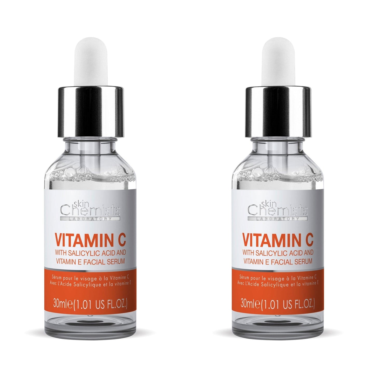 Anti-Ageing Vitamin C Salicylic Acid Facial Serum 30ml x 2 Duo Pack