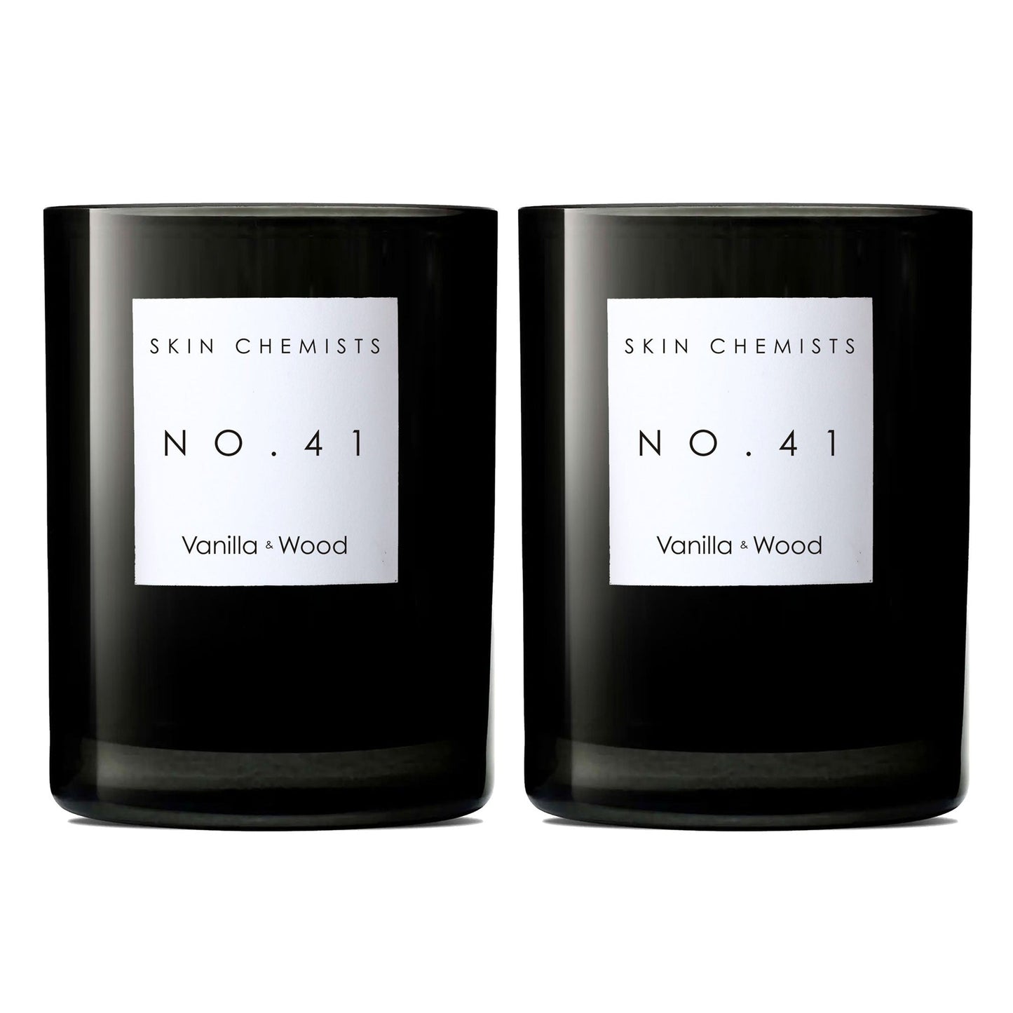 No.41 Vanilla & Wood Candle 200g x 2 Duo Pack